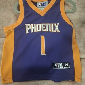 NBA Phoenix Kids Purple and Orange Jersey